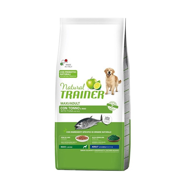 Trainer - Natural Adult Maxi Con Pesce E Riso 12 kg