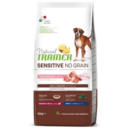 Trainer - Natural Sensitive No Grain Medium & Maxi Adult con Maiale 3 kg