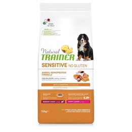 Trainer - Natural Sensitive No Gluten Medium & Maxi Puppy & Junior con Salmone 3 kg
