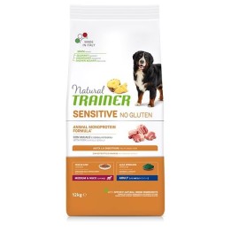 Trainer - Natural Sensitive No Gluten Medium & Maxi Adult con Maiale 3 kg