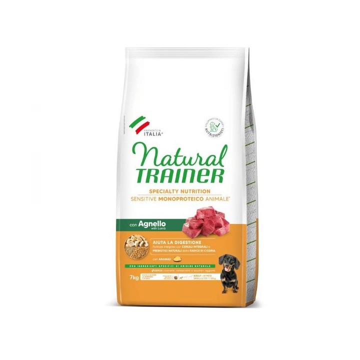 Trainer - Specialty Nutrition Sensitive Small&Toy con Agnello e Cereali 7 kg