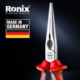 Pinza a becchi lunghi vde 20cm 1000v made in germany