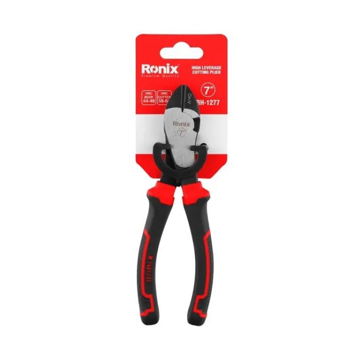 Pinza tagliente diagonale ad alta leva da 180mm cr-v