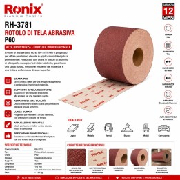 Tela abrasiva p60 50mt