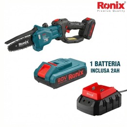 Motosega 20v con batteria da 2ah lama da 15cm