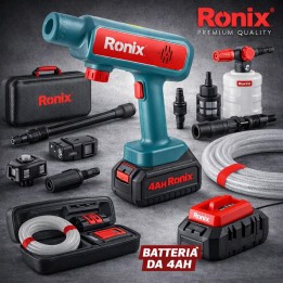 Idropulitrice a batteria da 20v incl.batt. 4ah max 22bar