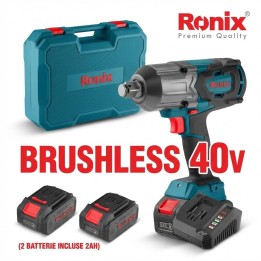 Chiave a impulsi brushless 40v 1200nm 3/4pollice 2batt. 2ah