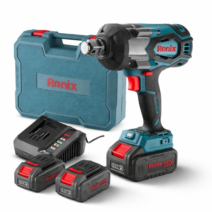 Chiave a percussione 3/4 pollice 1350n.m 40v + 2batt.2ah