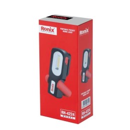 Lampada da lavoro tascabile 3w 1200mah ric. usb 6500k