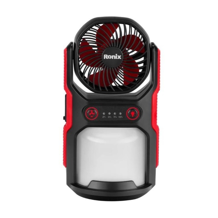 Lampada con dual fan 10w 500lm 2000mah dimmerabile usb-c