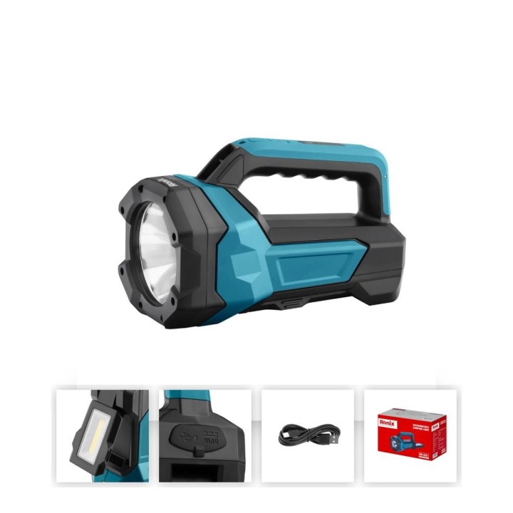 Luce da campeggio ricaricabile 6500k batt.8000mah 1000lm