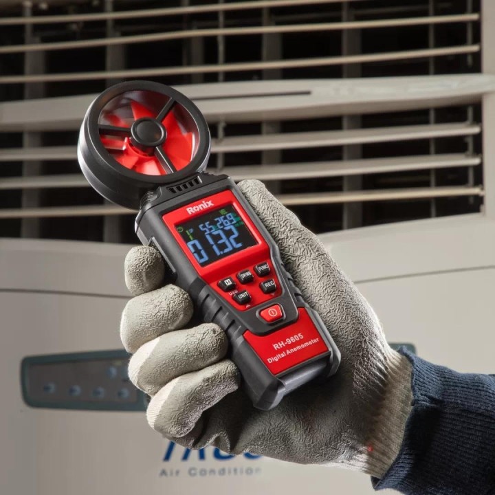 Anemometro digitale 0,4-30,0 m/s