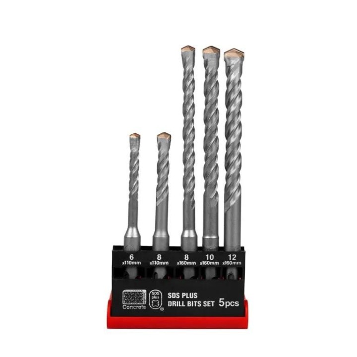 Set di punte per trapano sds plus (5pezzi)