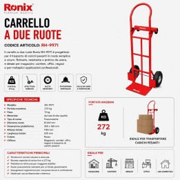 Carrello manuale a due posizioni
