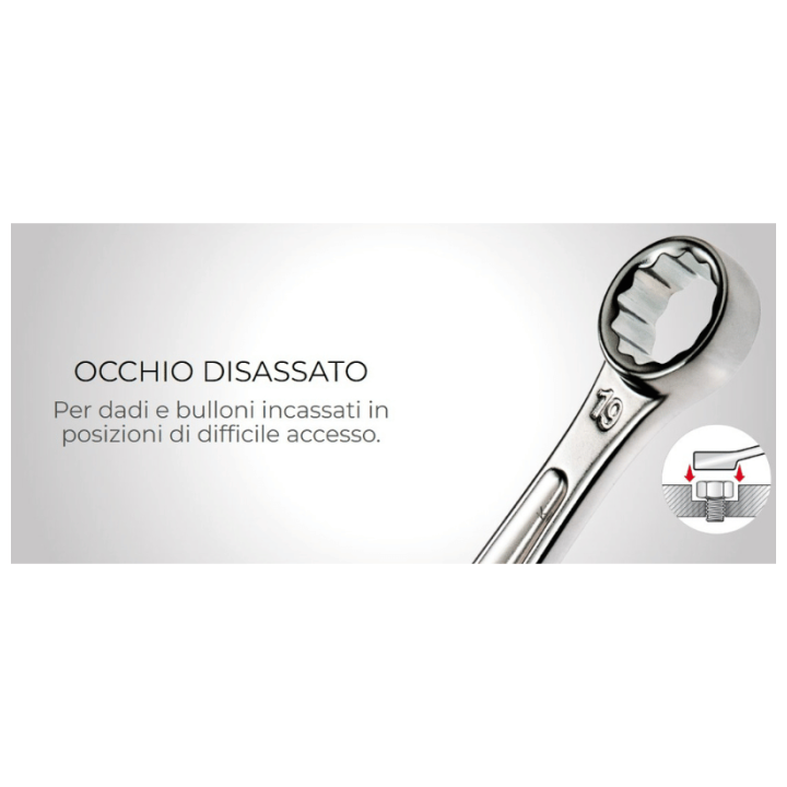 Serie 26 chiavi forchetta combinate Usag 285 SE26