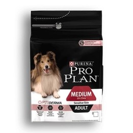 Purina - Pro Plan Adult Medium Sensitive Skin Optiderma con Salmone e Riso kg 3