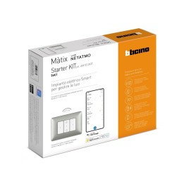 Starter Kit Luci Serie MATIX BTICINO AM1010KIT Connesso