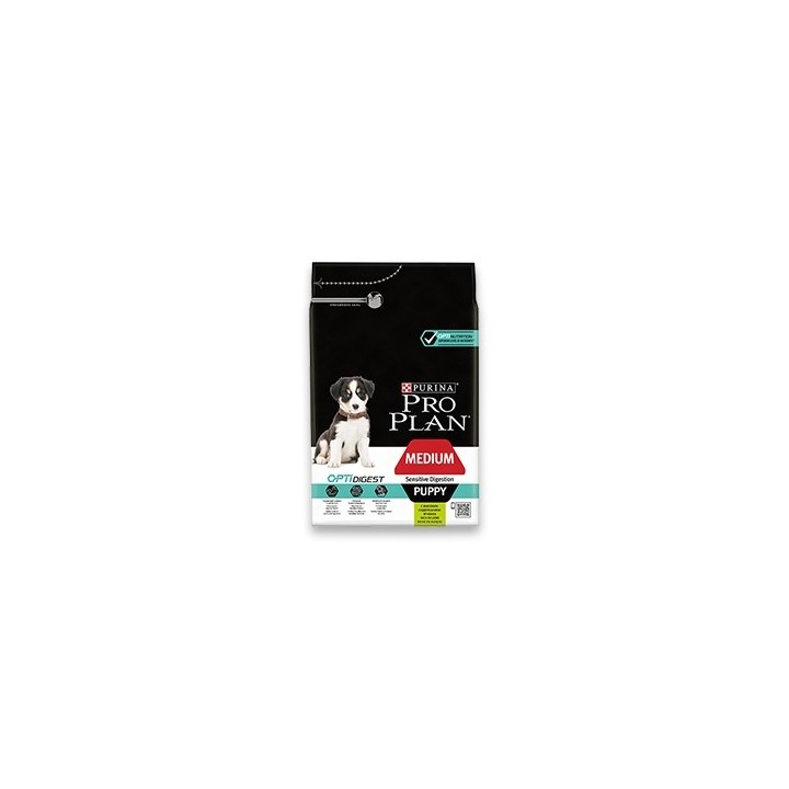 Purina - Pro Plan Medium Puppy Optidigest Sensitive Digestion con Agnello kg 3