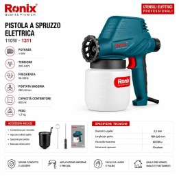 Pistola a spruzzo elettrica a solenoide da 110 w