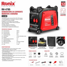 Generatore inverter a benzina 3500w