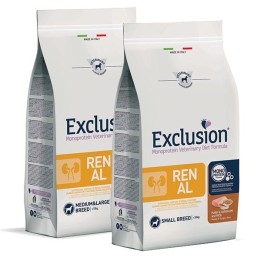 Exclusion - Diet Renal con Maiale, Sorgo e Riso Medium Large Breed  2 kg