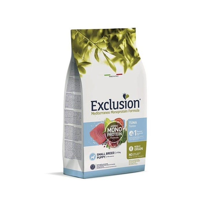 Exclusion - Mediterraneo Monoprotein Puppy Small Breed con Tonno  2 kg