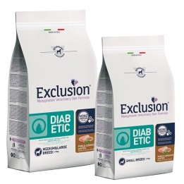 Exclusion - Diabetic Adult Monoproteico Pork&Sorghum and Pea Medium Large Breed  12 kg