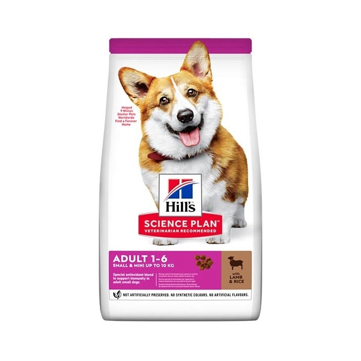 Hill's - Science Plan Small & Mini Adult con Agnello con Riso 1,5 kg