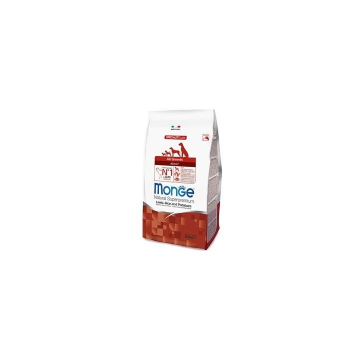 Monge - Natural Superpremium All Breeds Adult Agnello Riso e Patate 12 kg