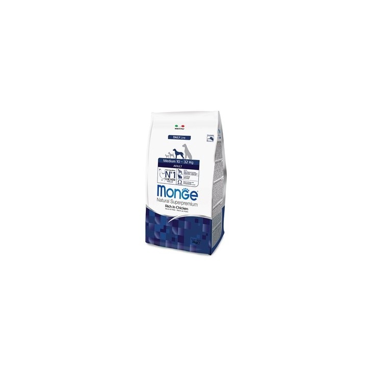 Monge - Natural Superpremium Medium Adult Ricco di Pollo 2  kg