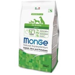 Monge - Natural Superpremium All Breeds Adult Coniglio Riso e Patate 12  kg