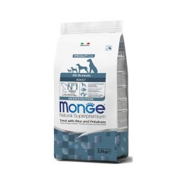 Monge - Natural Superpremium All Breeds Adult Monoprotein Trota con Riso e Patate 12  kg