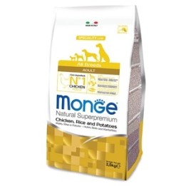 Monge - Natural Superpremium All Breeds Adult Pollo, Riso e Patate 2,5  kg