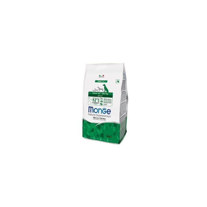 Monge - Natural Superpremium Maxi Adult Ricco di Pollo 3  kg