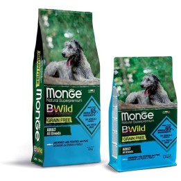 Monge - BWild Grain Free Adult All Breeds Acciughe, Patate e Piselli 12  kg