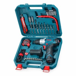 Set trapano a batteria 12v + 35 accessori