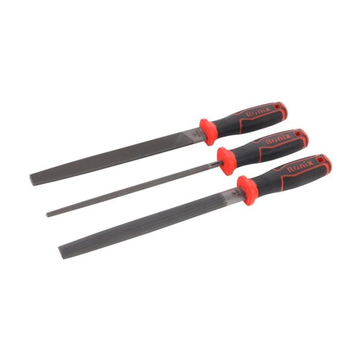 Set 3 lime da 20cm piatte, semitonde, rotonde)