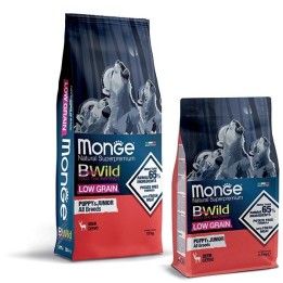 Monge - BWild Low Grain Puppy & Junior All Breeds con Cervo 12  kg