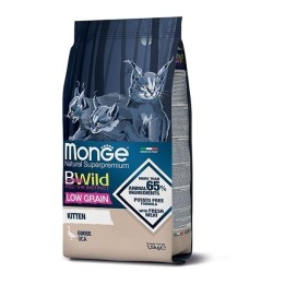 Monge - BWild Low Grain Kitten con Oca 1,5  kg