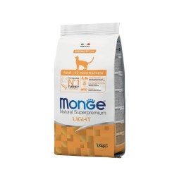 Monge - Natural Superpremium Adulto Light Tacchino  1,5  kg