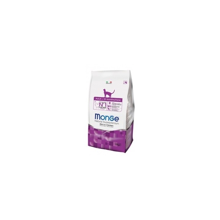 Monge - Natural Superpremium Adult Ricco di Pollo 1,5  kg