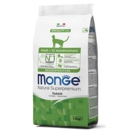 Monge - Natural Superpremium Adult Monoprotein Coniglio 1,5  kg