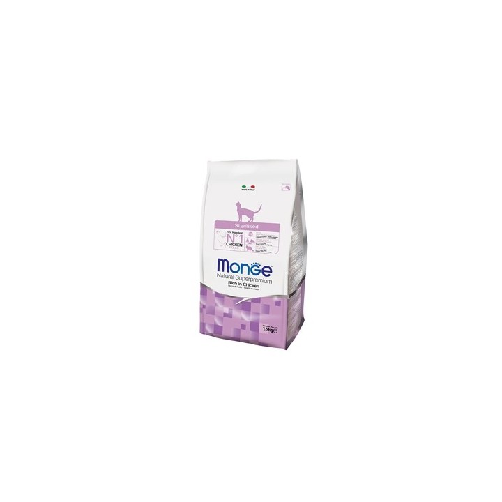 Monge - Natural Superpremium Sterilised Ricco di Pollo 10  kg